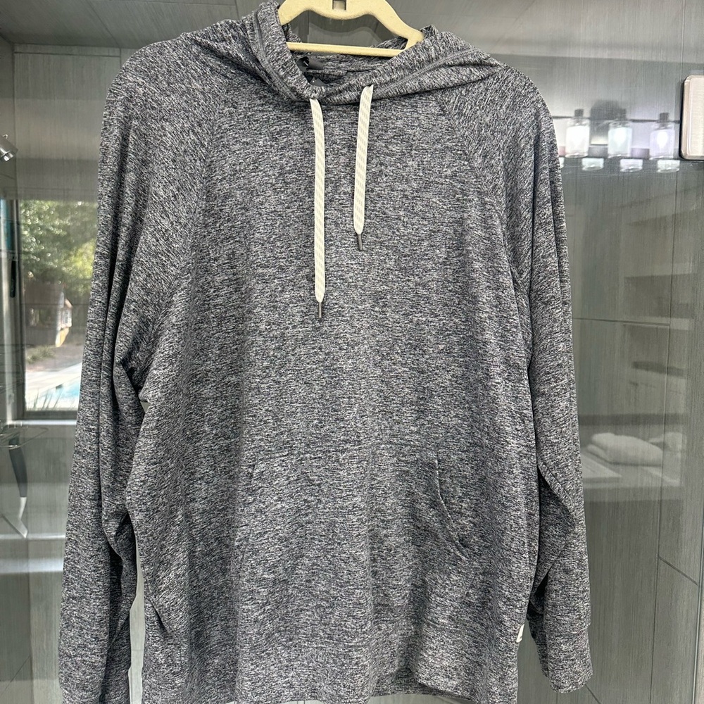 Vuori Heathered Gray Hoodie